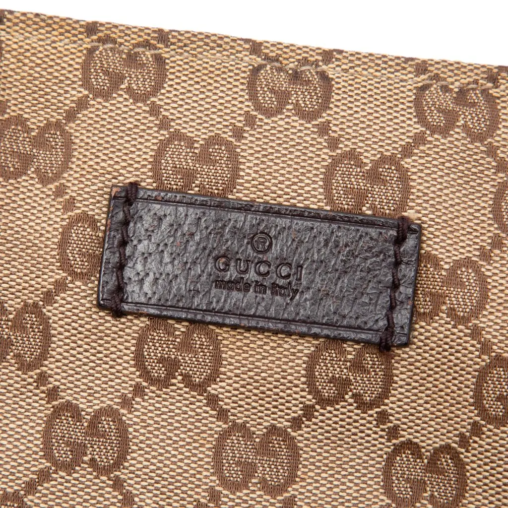 Gucci GG Canvas Web Vertical Tote Beige Very good - Box View