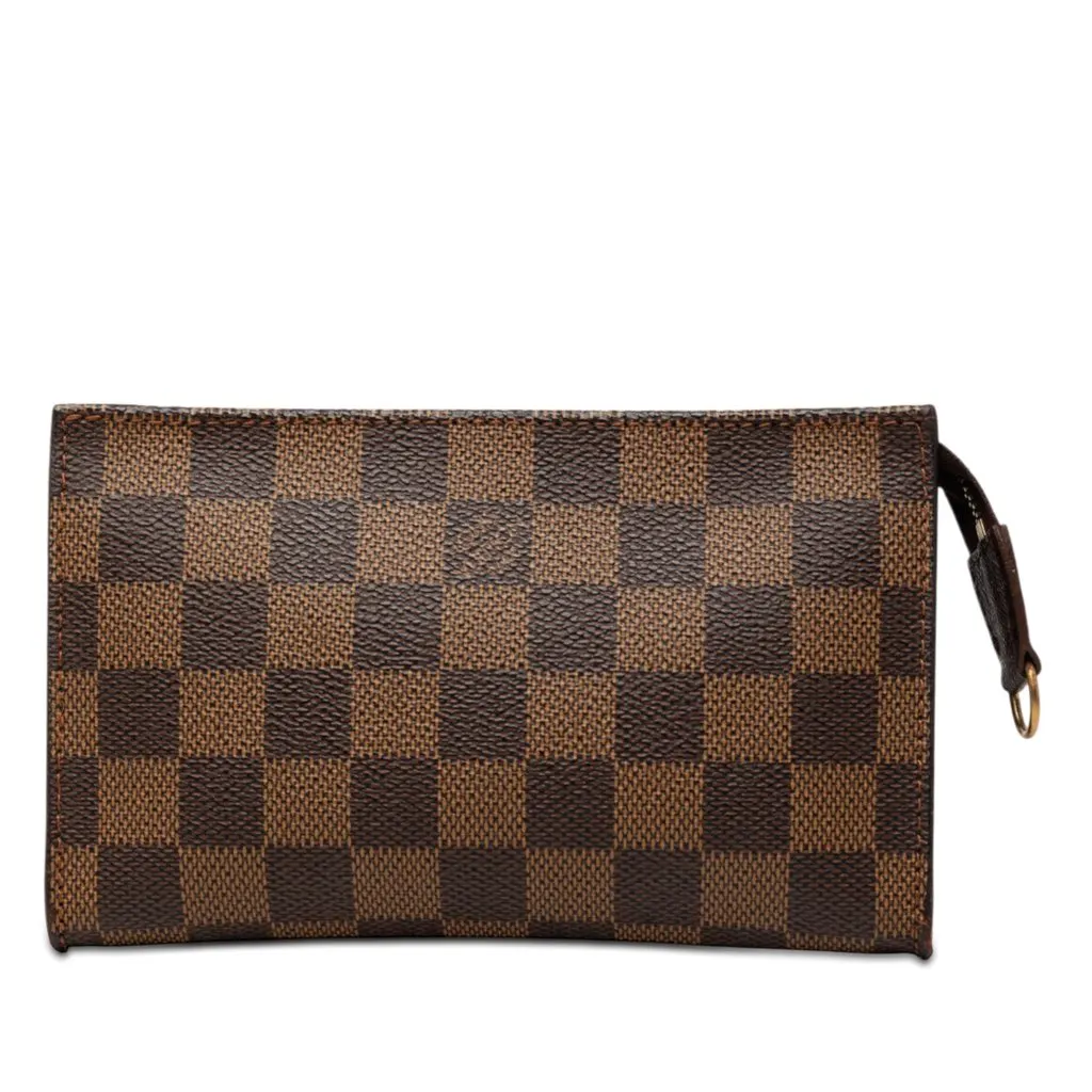 Louis Vuitton Damier Ebene Marais Pouch Brown Very good - Front View