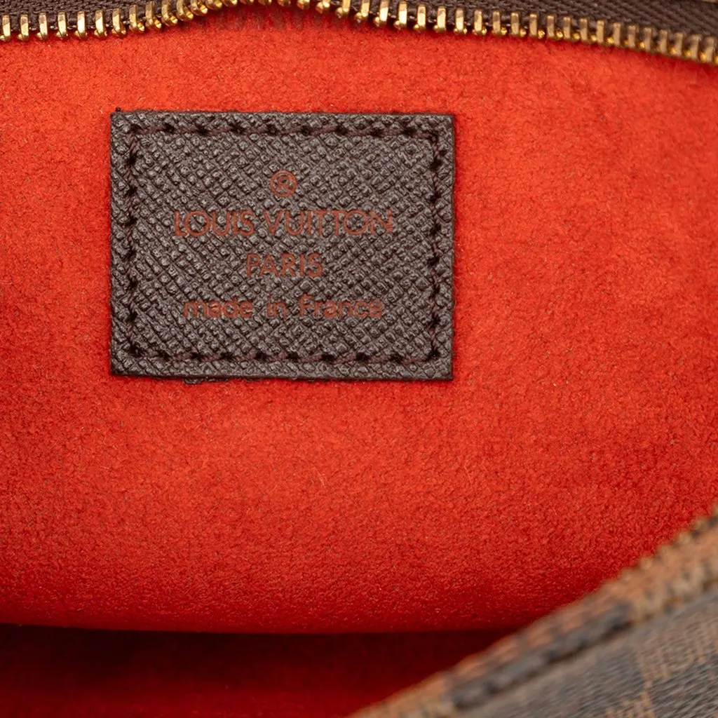 Louis Vuitton Damier Ebene Marais Pouch Brown Very good - Box View