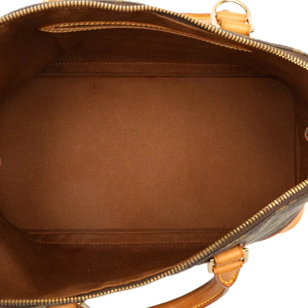 Louis Vuitton Monogram Alma PM Brown Canvas Good - Model View