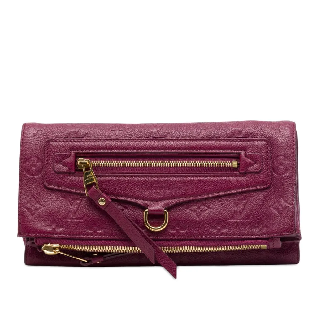 Louis Vuitton Monogram Empreinte Petillante Purple Leather Very good - Front View