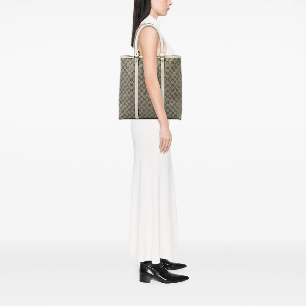 Gucci GG Supreme Joy Vertical Tote Beige Canvas Very good - Box View