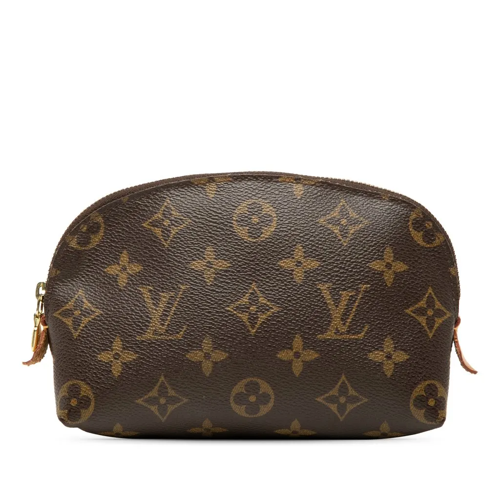 Louis Vuitton Monogram Cosmetic Pouch PM Brown Very good - Front View