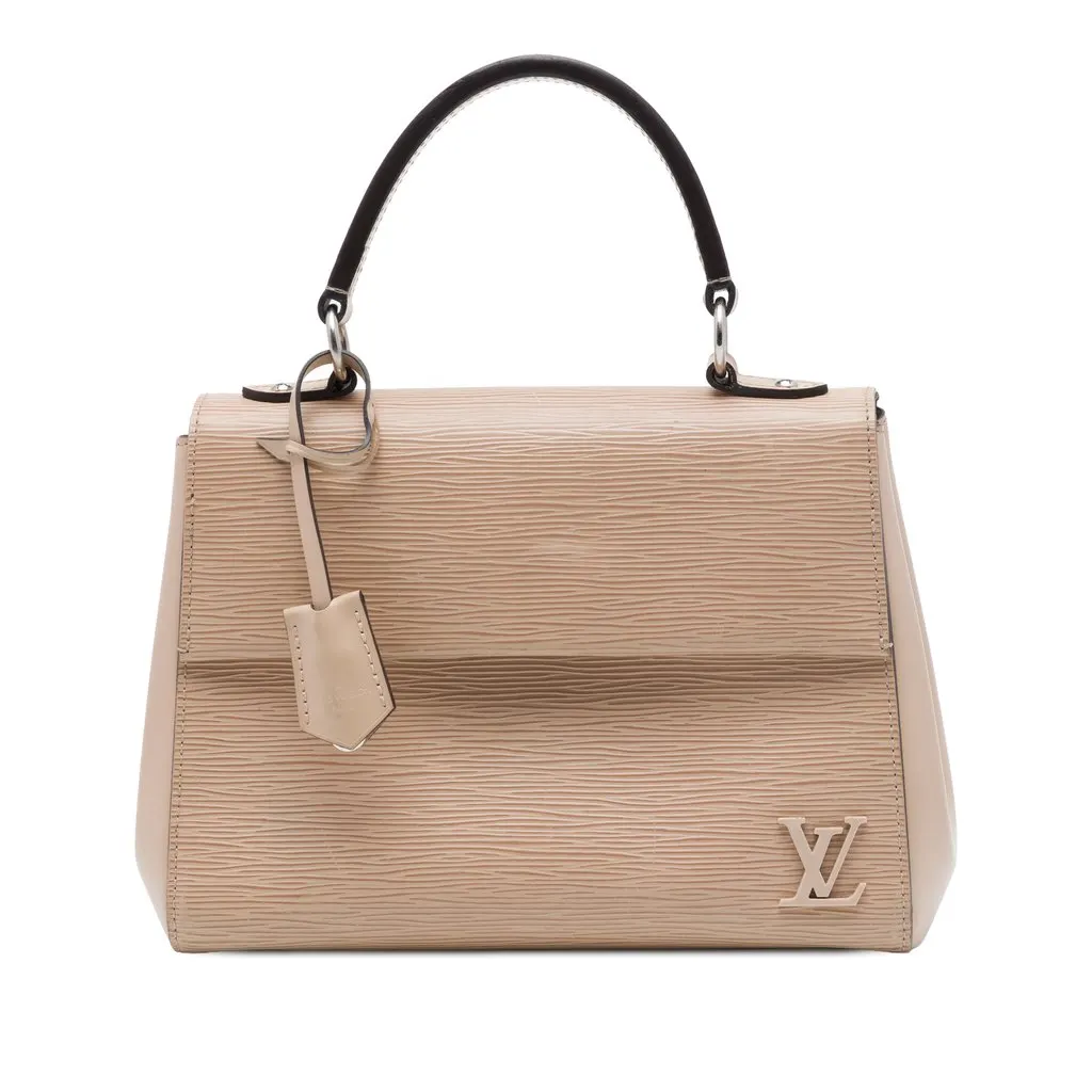 Louis Vuitton Epi Cluny BB Brown Leather Very good - Front View