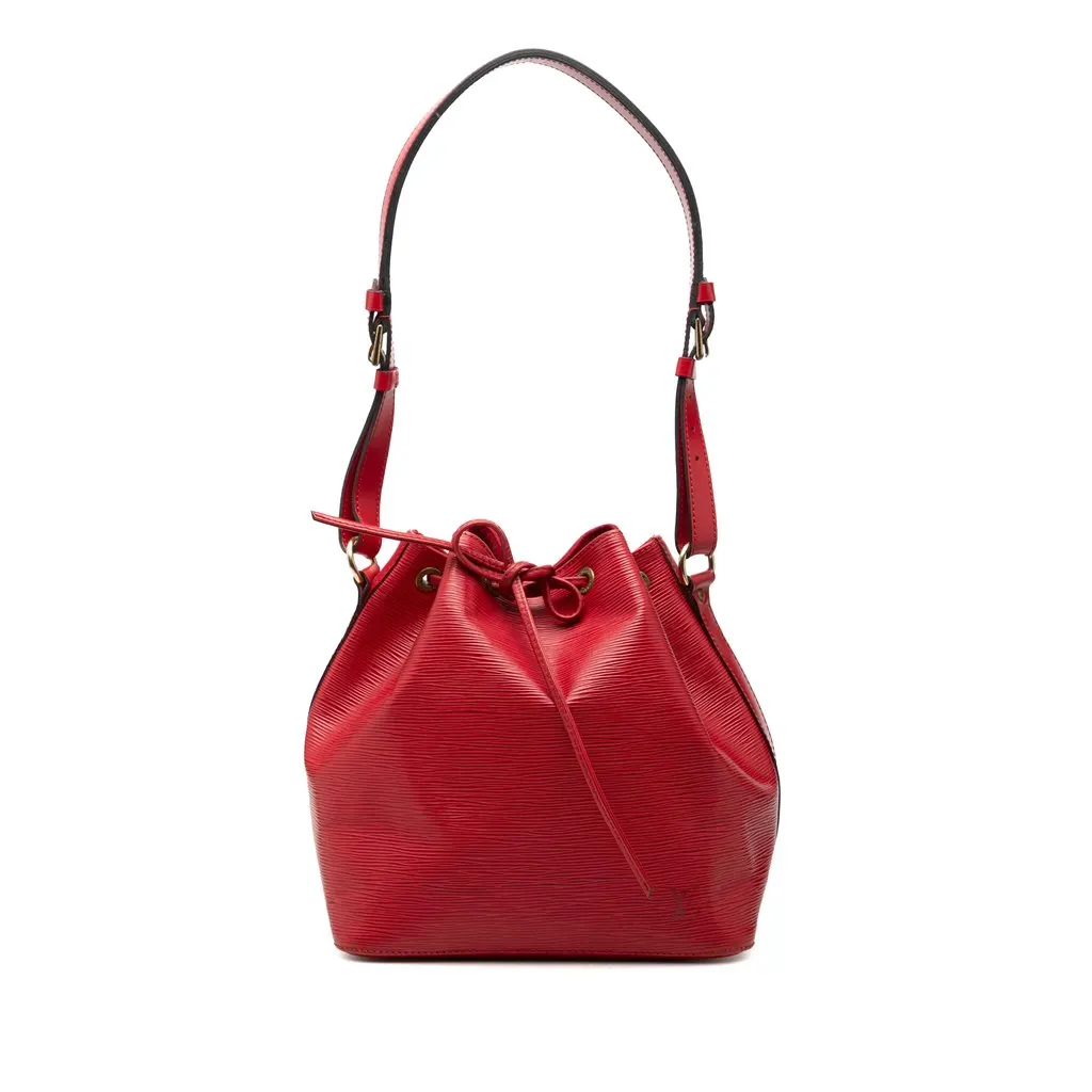 Louis Vuitton Epi Petit Noe Red Leather Very good - Front View