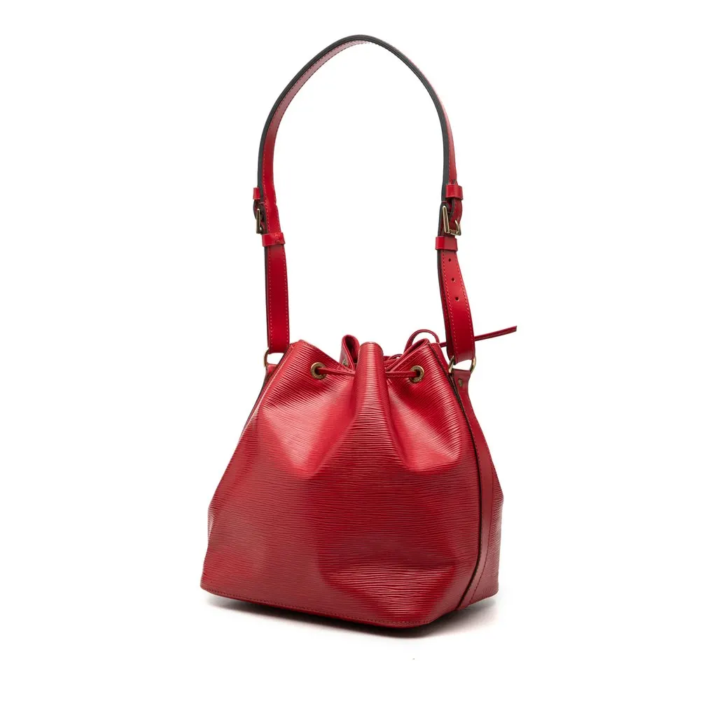 Louis Vuitton Epi Petit Noe Red Leather Very good - Back View