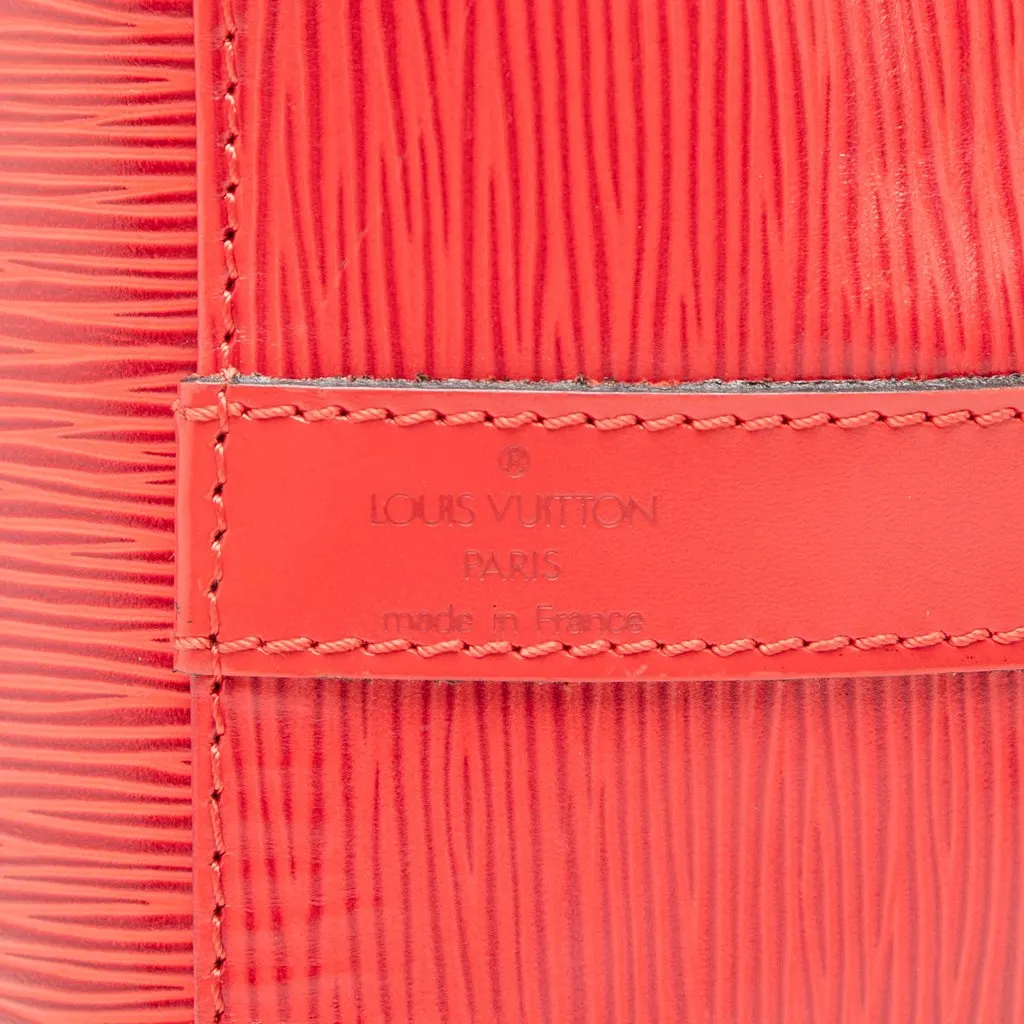 Louis Vuitton Epi Petit Noe Red Leather Very good - Box View