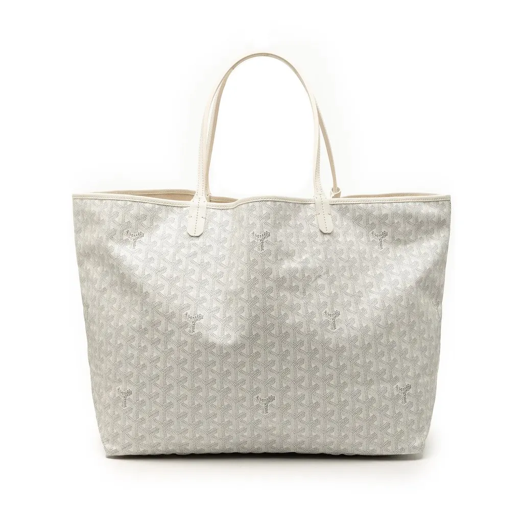 Goyard Goyardine Saint Louis GM White Very good - Front View