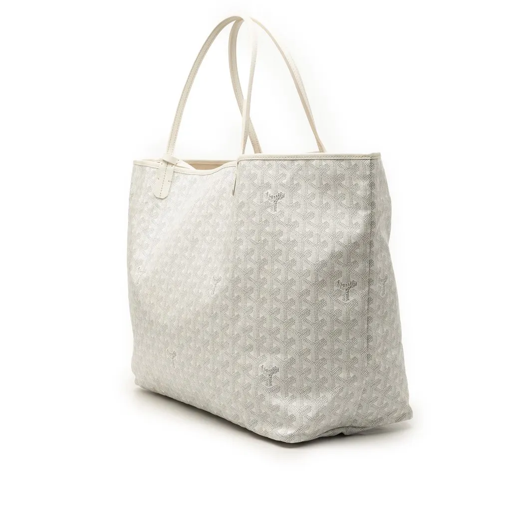 Goyard Goyardine Saint Louis GM White Very good - Back View