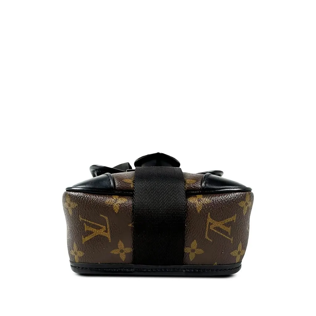Louis Vuitton Monogram Macassar Archy Messenger PM Brown Canvas Very good - Inside View