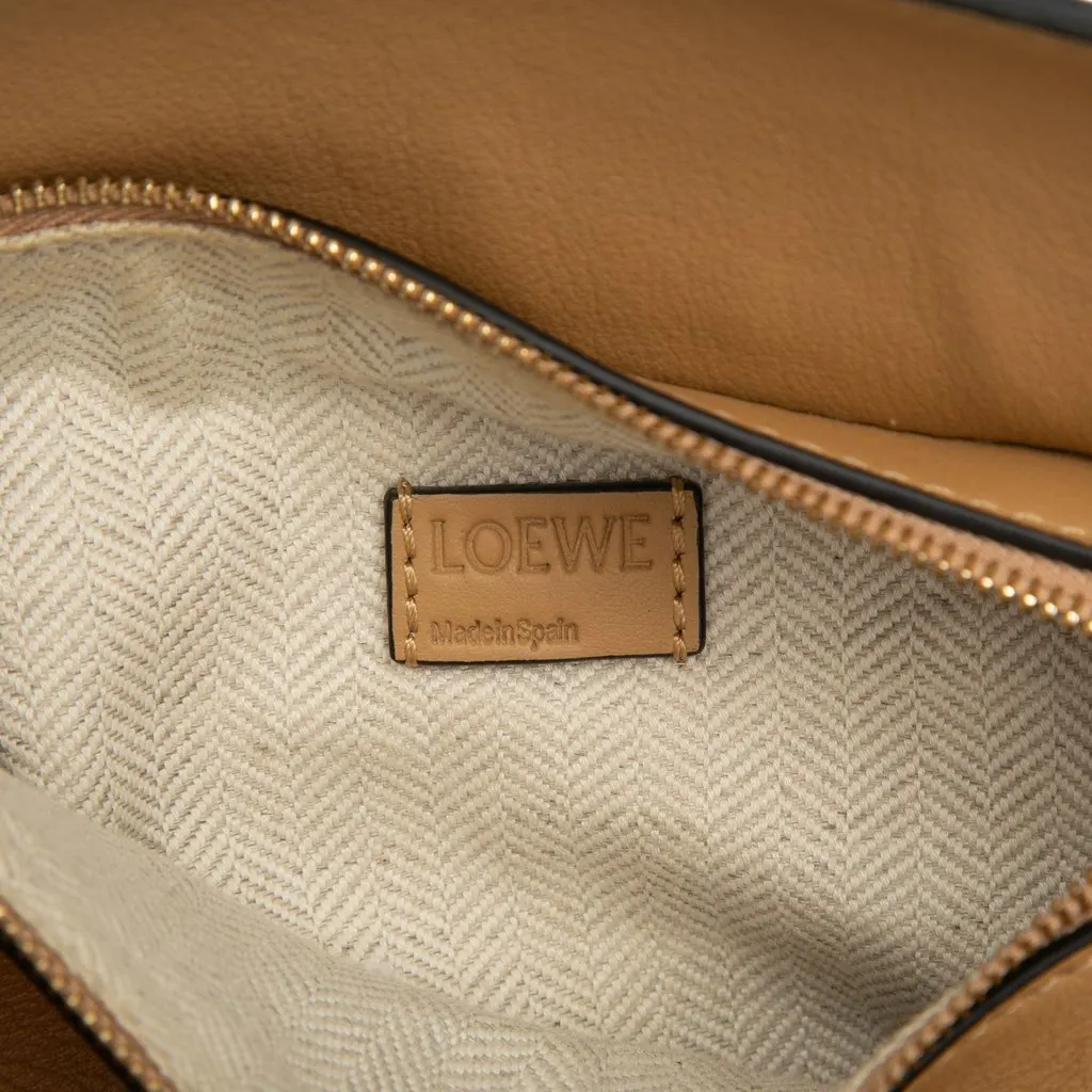 LOEWE Mini Bicolor Calfskin Puzzle Satchel Beige Leather Very good - Box View