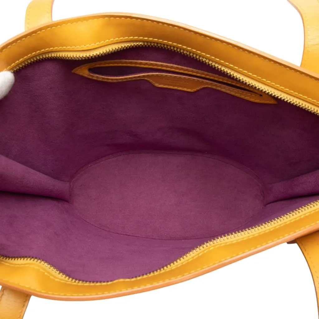 Louis Vuitton Epi Saint Jacques PM Long Strap Yellow Leather Good - Model View