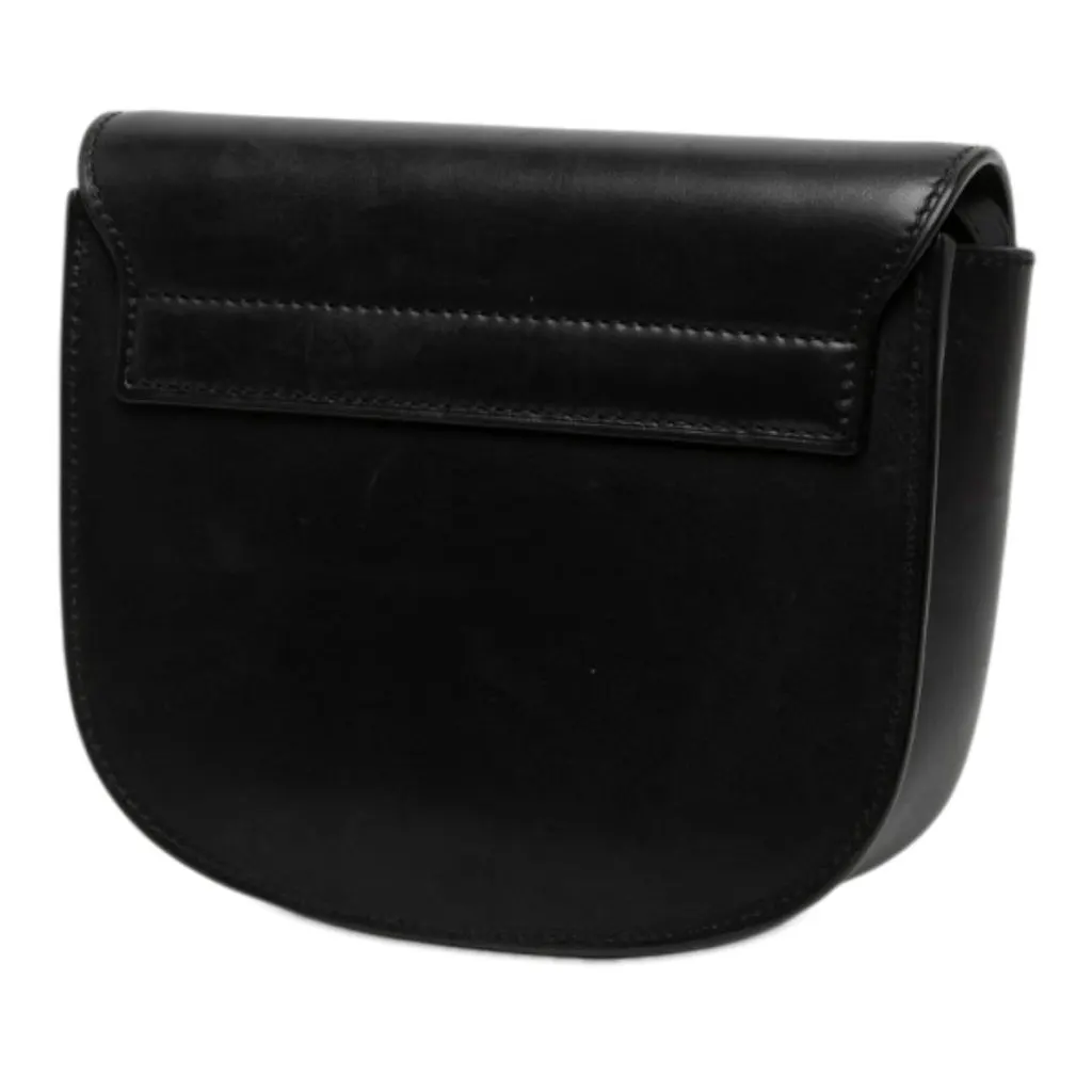 Saint Laurent Small Leather Monogram Kaia Crossbody Black Leather Very good - Back View