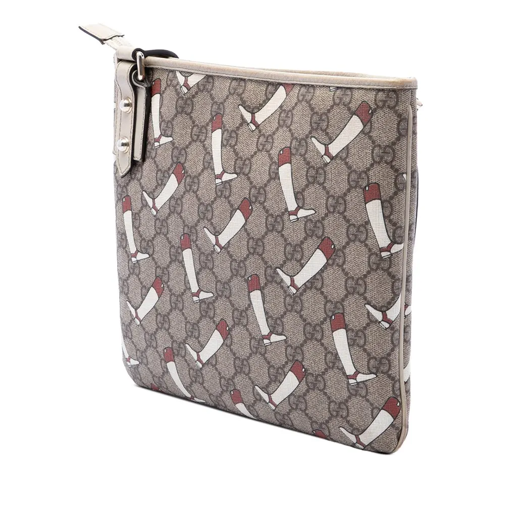 Gucci GG Supreme The Boot Crossbody Beige Canvas Good - Back View