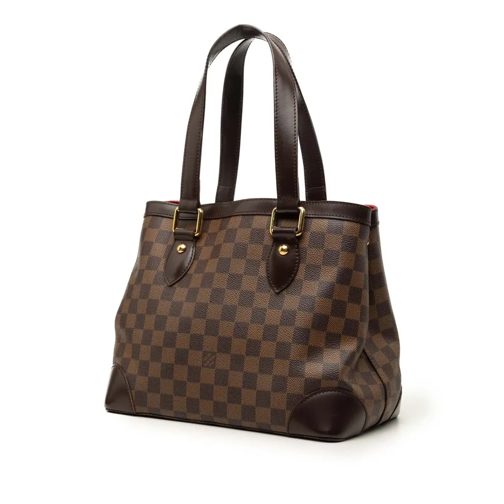 Louis Vuitton Damier Ebene Hampstead PM Brown Canvas Good - Back View