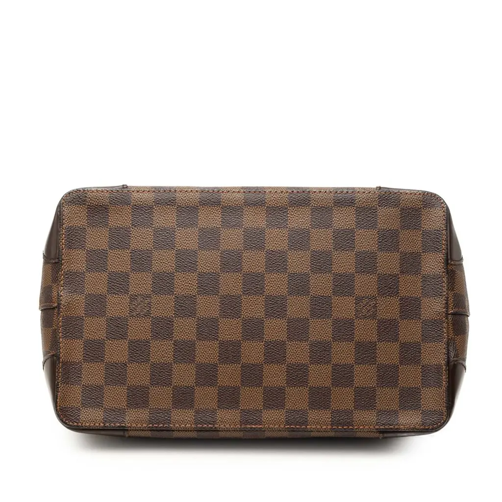 Louis Vuitton Damier Ebene Hampstead PM Brown Canvas Good - Inside View