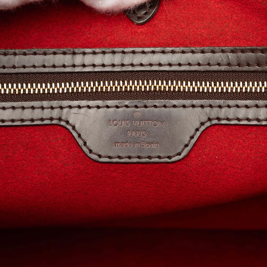 Louis Vuitton Damier Ebene Hampstead PM Brown Canvas Good - Box View