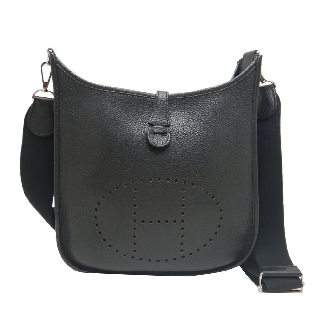 Hermès Clemence Evelyne III 29 Black Leather Very good - Front View