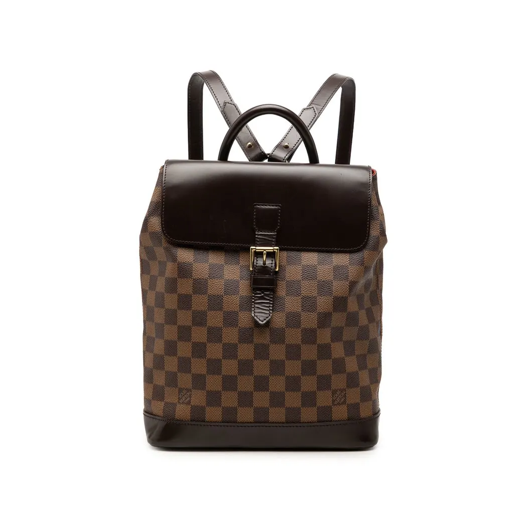 Louis Vuitton Damier Ebene Soho Brown Very good - Front View