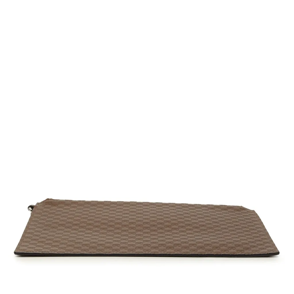 Gucci Microguccissima Clutch Brown Leather Very good - Inside View