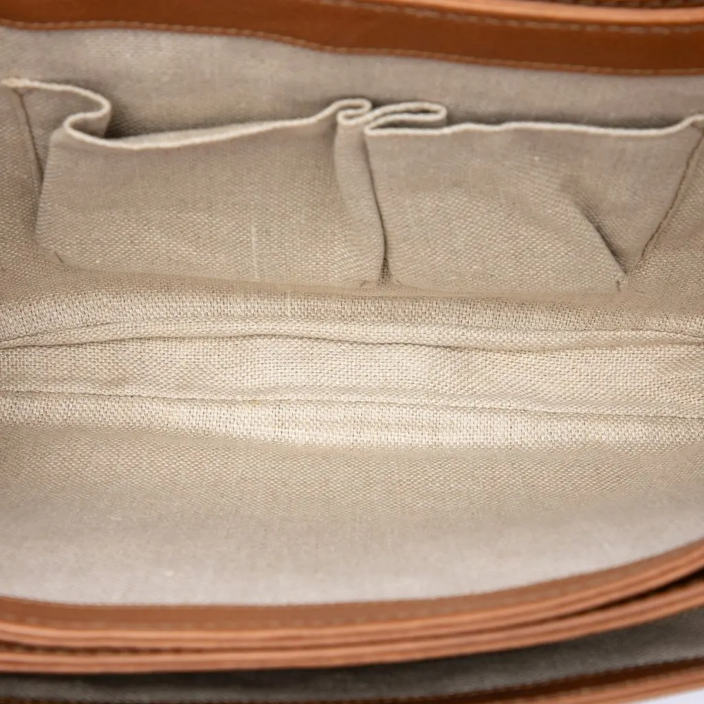 Gucci Calfskin Marrakech Crossbody Brown Leather Very good - Model View