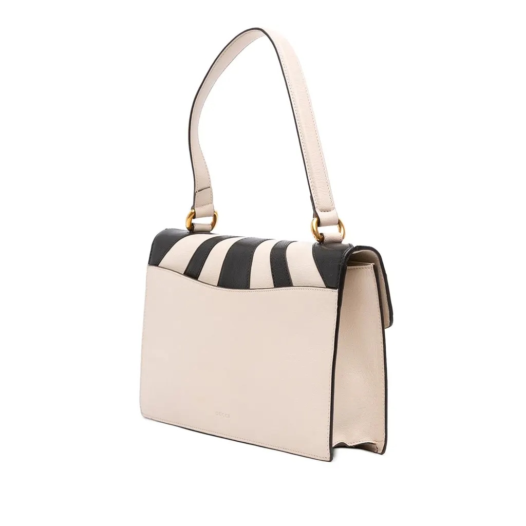 Gucci Leather Osiride Top Handle Flap Brown Leather Good - Back View