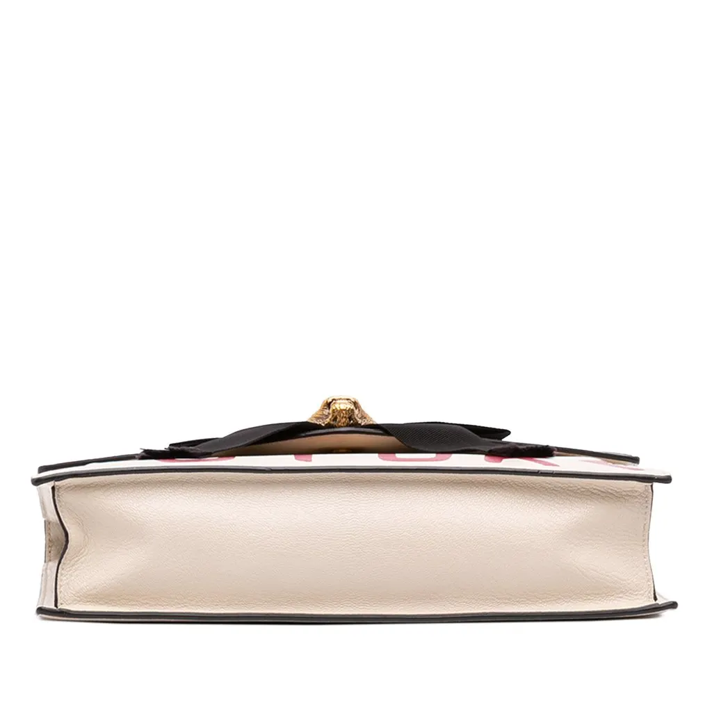 Gucci Leather Osiride Top Handle Flap Brown Leather Good - Inside View
