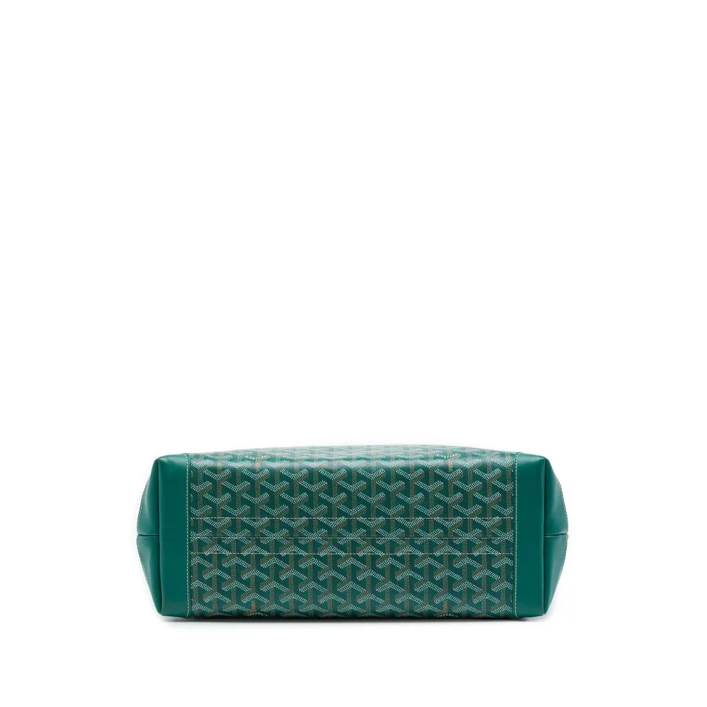Goyard Goyardine Bellechasse PM Green Canvas Very good - Inside View