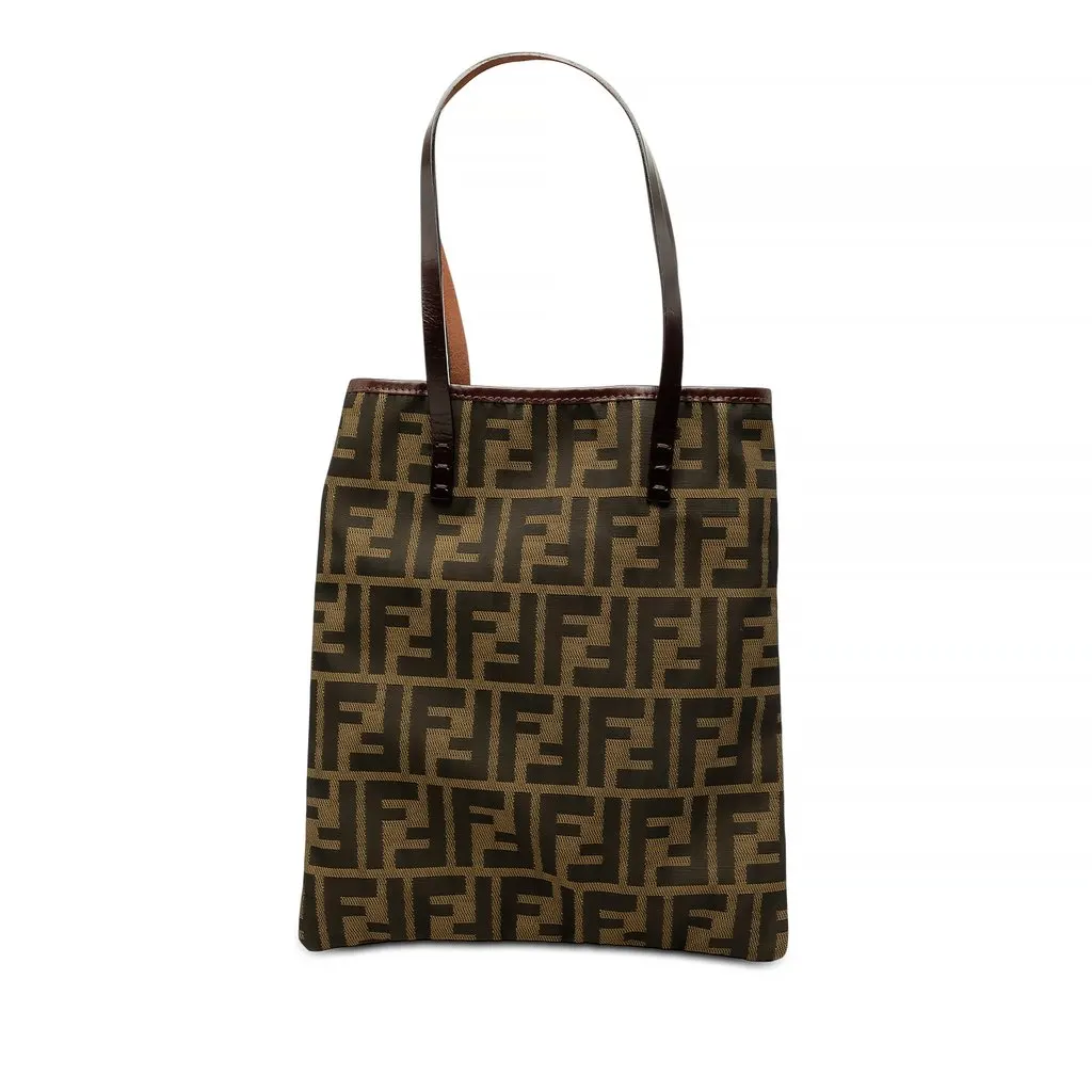 Fendi Zucca Canvas Tote Brown Canvas Very good - Front View
