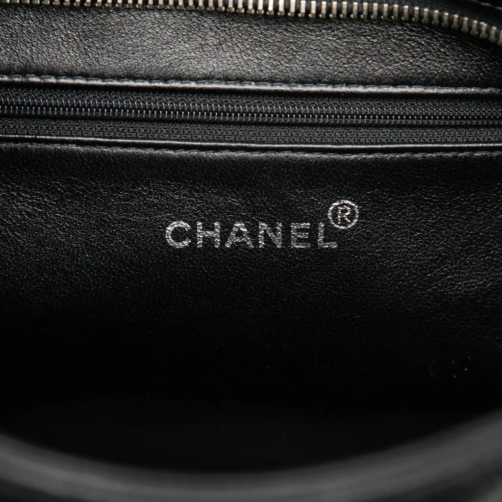 Chanel Caviar Medallion Tote Black Leather Very good - Box View