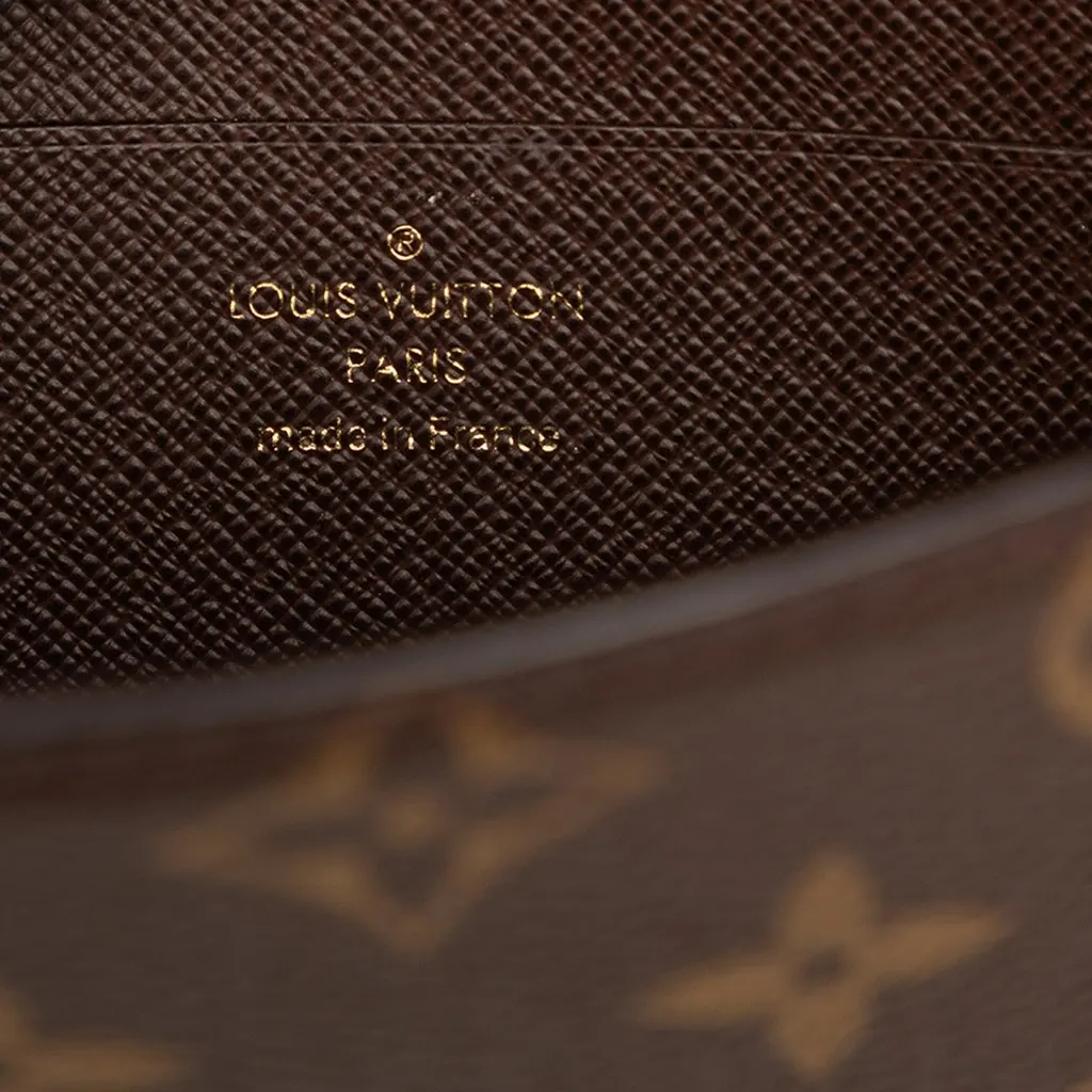 Louis Vuitton Monogram Lily Wallet On Chain Brown Very good - Box View