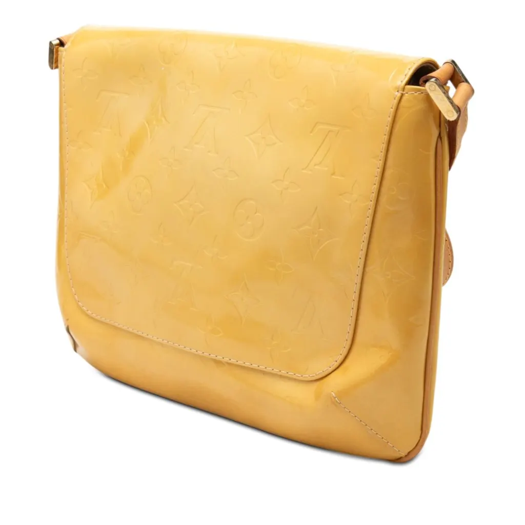 Louis Vuitton Monogram Vernis Thompson Street Yellow Leather Good - Back View