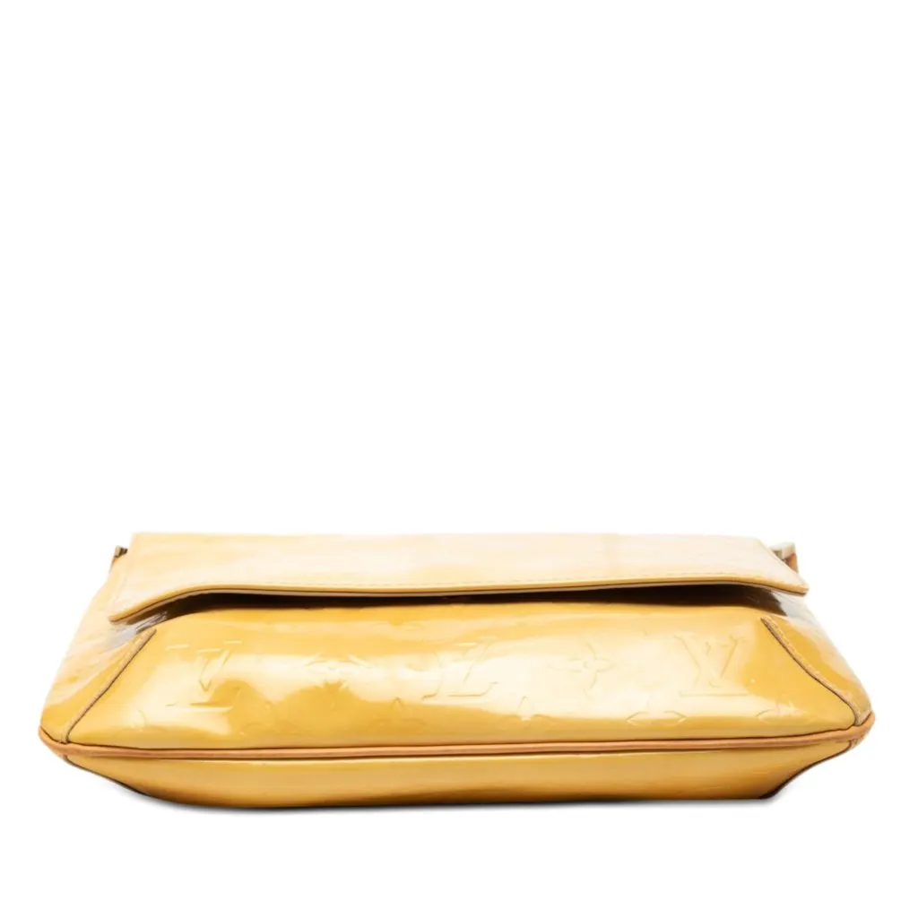 Louis Vuitton Monogram Vernis Thompson Street Yellow Leather Good - Inside View