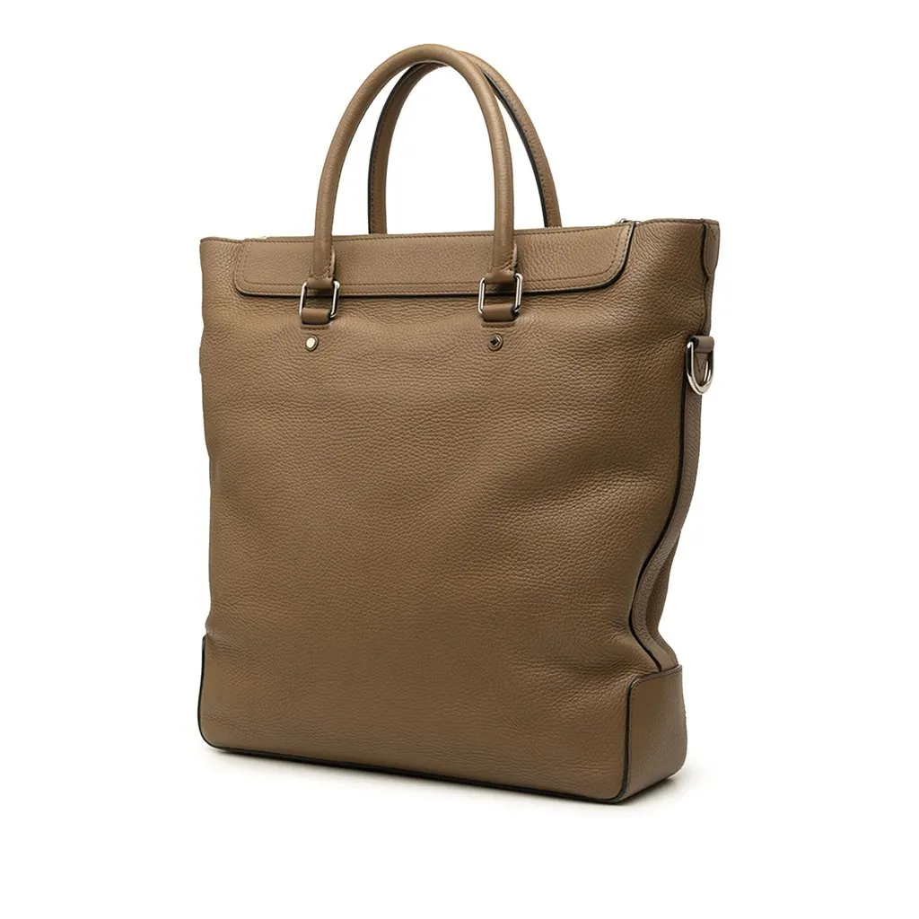 Louis Vuitton Taurillon Greenwich Brown Leather Good - Back View