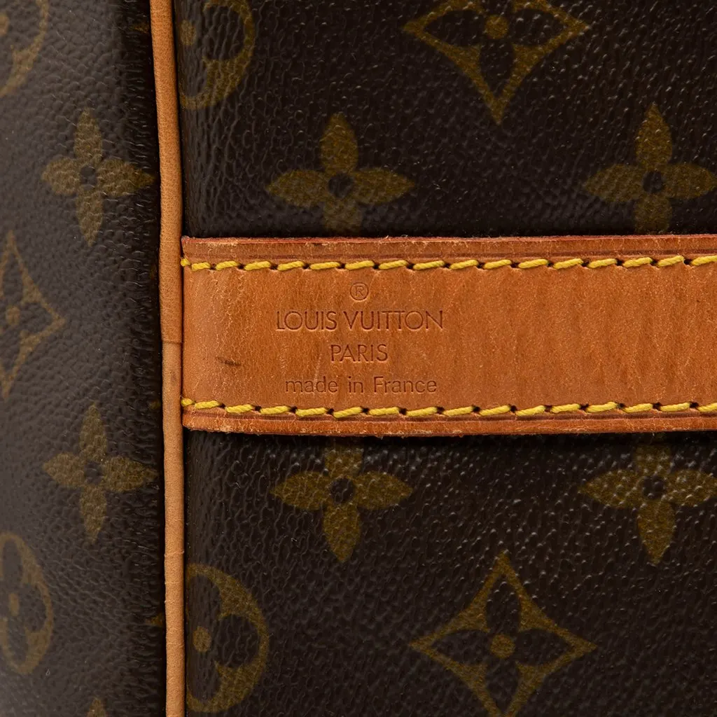 Louis Vuitton Monogram Keepall Bandouliere 60 Brown Canvas Good - Box View