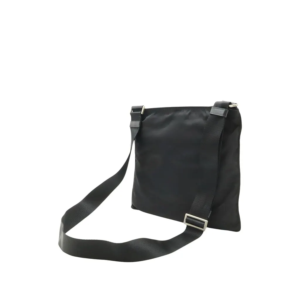 Prada Tessuto Skull Crossbody Black Very good - Back View