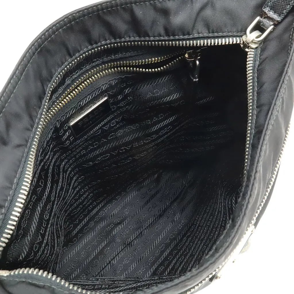 Prada Tessuto Skull Crossbody Black Very good - Model View