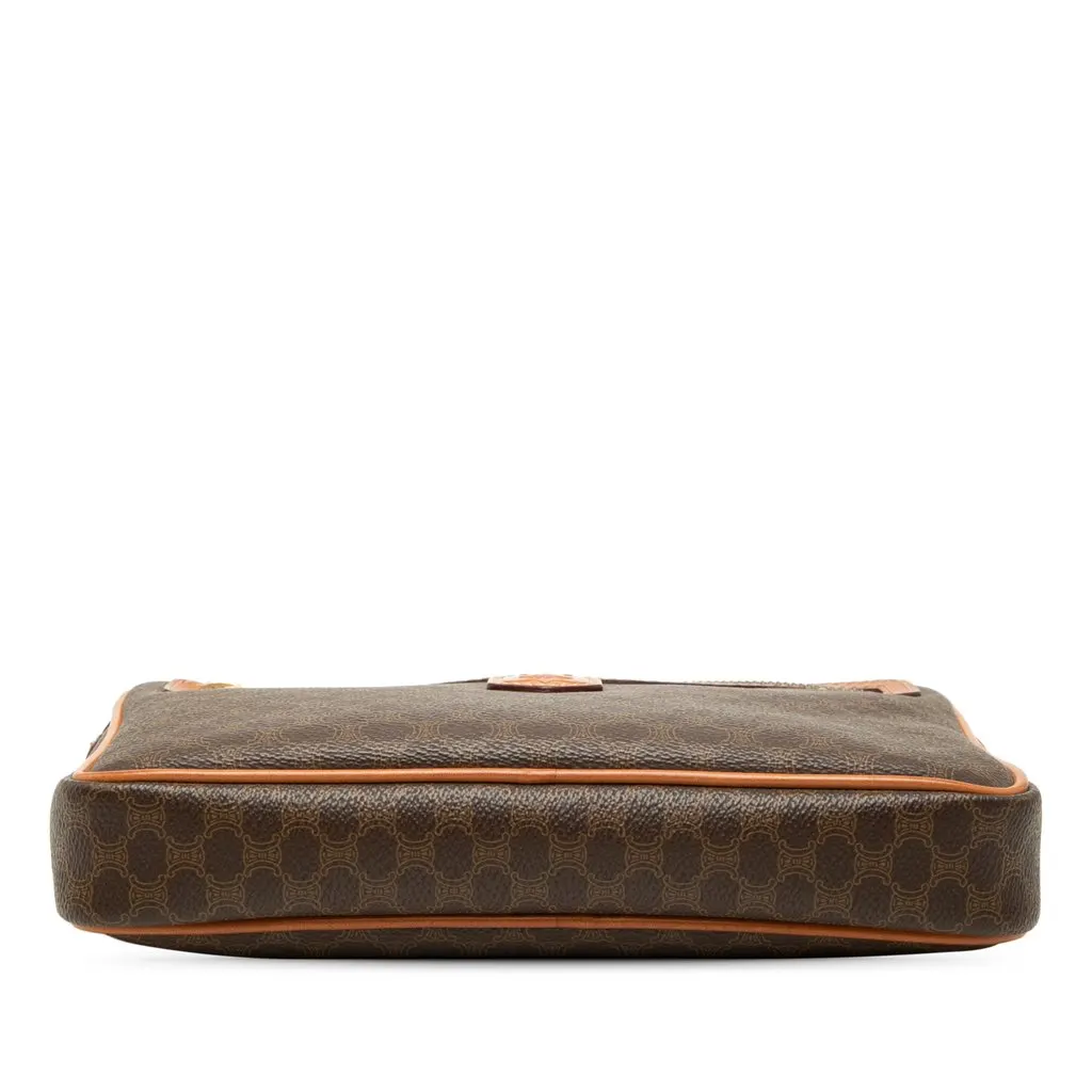 Celine Macadam Coated Canvas Clutch Brown Canvas Very good - Inside View