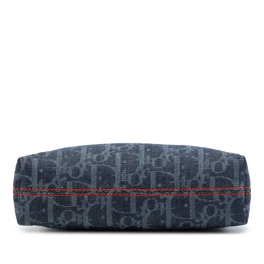Dior Diorissimo Trotter Denim Flight Cosmetic Pouch Blue Denim Very good - Inside View