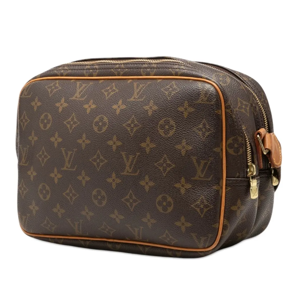 Louis Vuitton Monogram Reporter PM Brown Very good - Back View