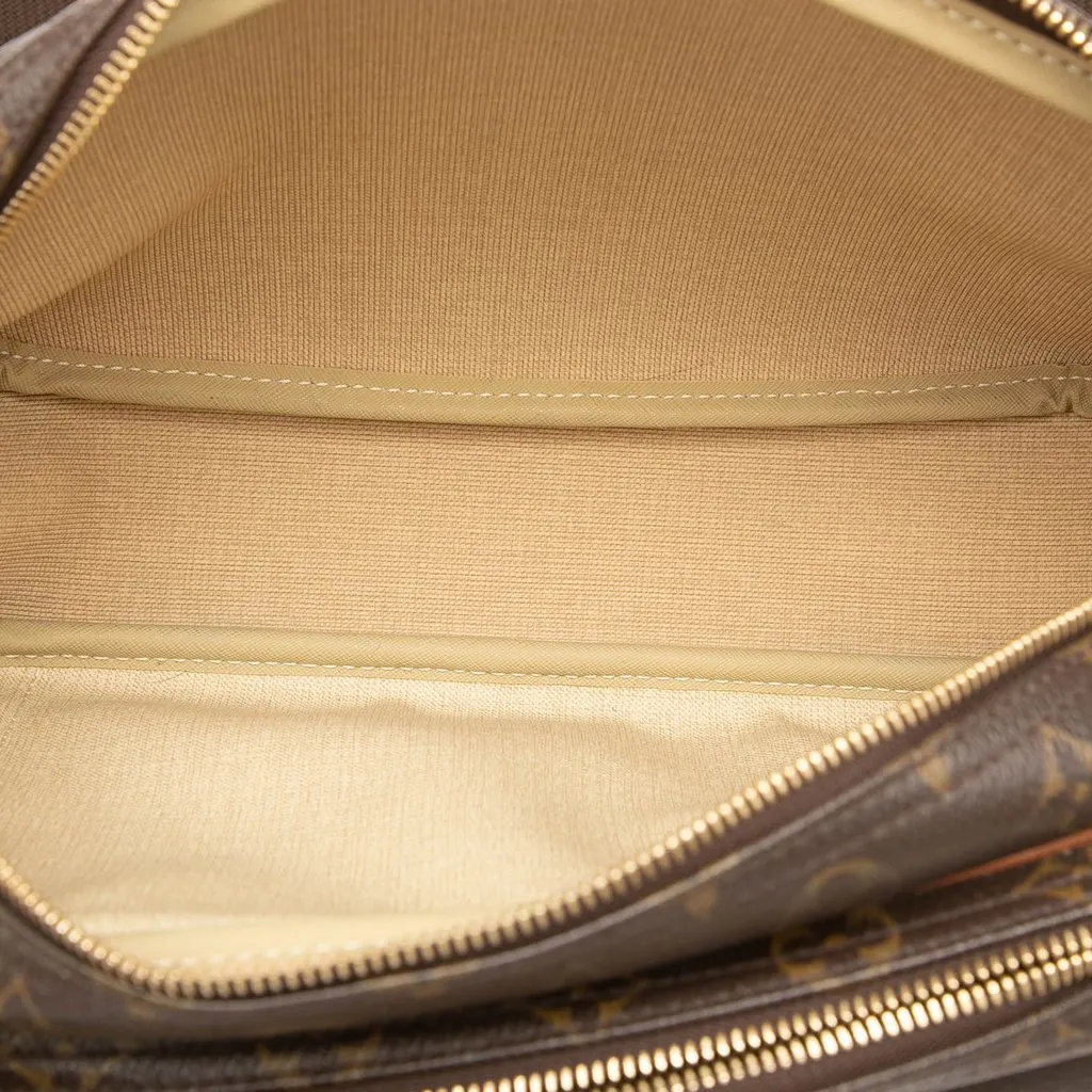 Louis Vuitton Monogram Reporter PM Brown Very good - Model View