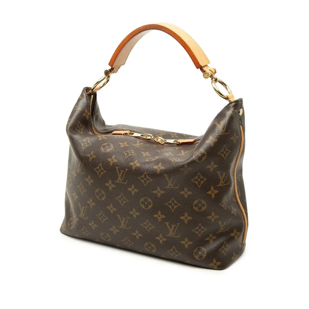 Louis Vuitton Monogram Sully PM Brown Canvas Good - Back View