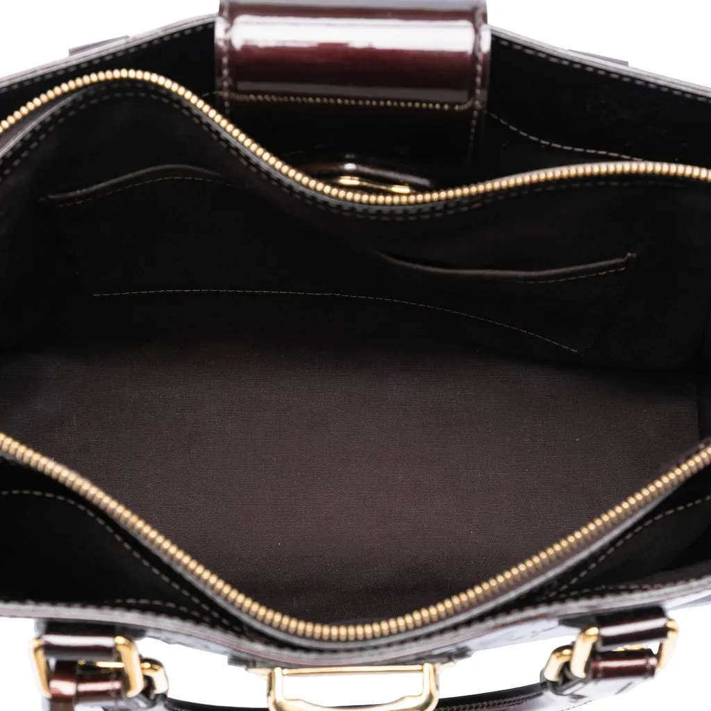 Louis Vuitton Monogram Vernis Melrose Avenue Purple Leather Very good - Model View