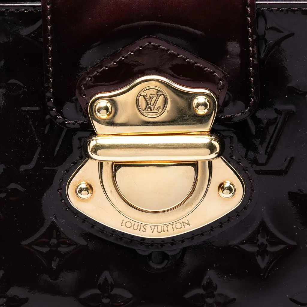 Louis Vuitton Monogram Vernis Melrose Avenue Purple Leather Very good - Box View