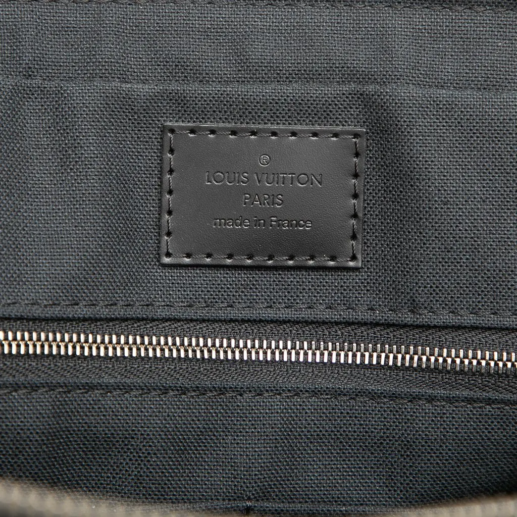 Louis Vuitton Damier Graphite Porte Documents Voyage PM Black Canvas Very good - Box View