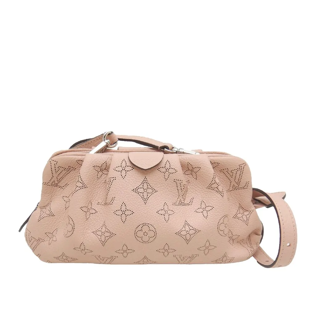 Louis Vuitton Monogram Mahina Scala Mini Pouch Pink Leather Very good - Front View