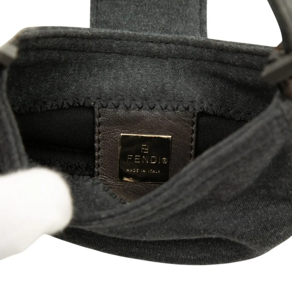 Fendi Mini Wool Croissant Handbag MultiColor Wool Very good - Box View