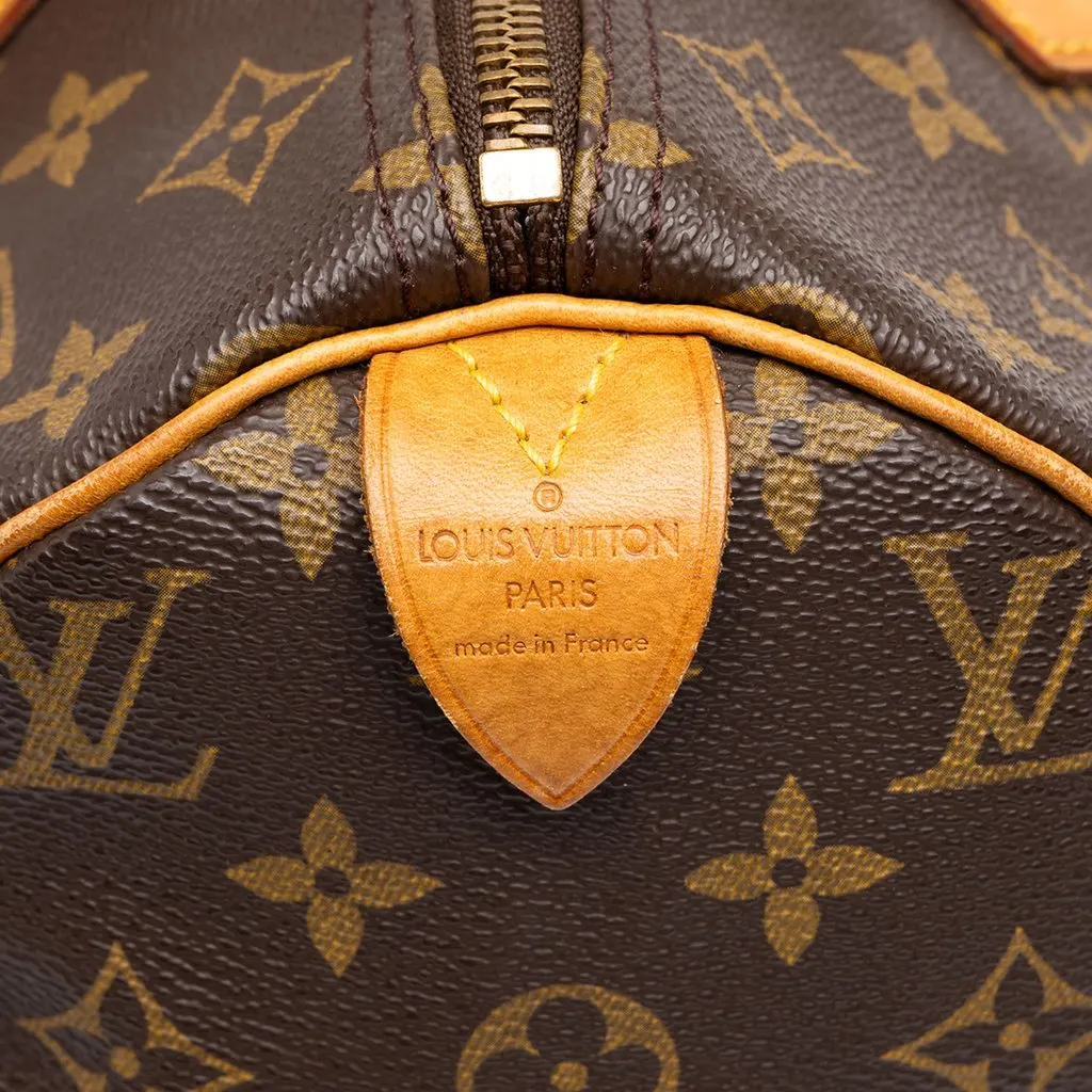 Louis Vuitton Monogram Speedy 30 Brown Canvas Good - Box View