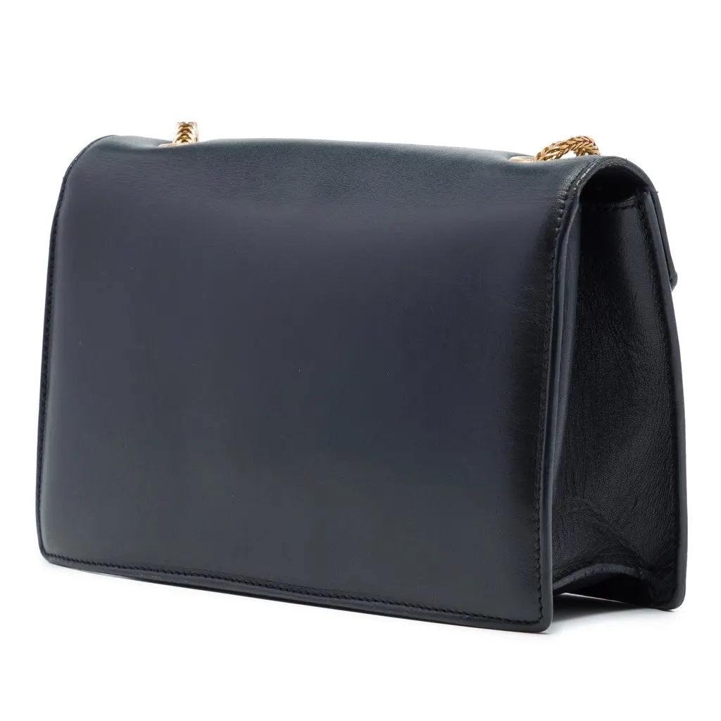 Saint Laurent Mini Studded Leather Betty Crossbody Black Leather Very good - Back View