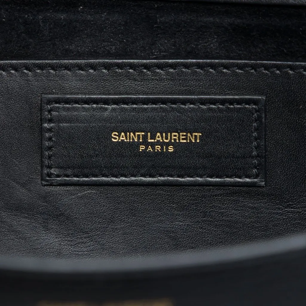 Saint Laurent Mini Studded Leather Betty Crossbody Black Leather Very good - Box View